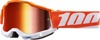 100% Accuri 2 Goggles Matigofun Mirror Red Lens Adult Unisex - Premium anti-fog goggles with red mirrored lens