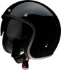 Saturn Open Face Street Helmet Gloss Black X-Small
