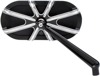 Arlen Ness 10-Gauge Right Mirror Black Aluminum