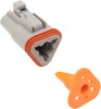 3 Wire Deutsch Connector Gray Namz DP-3G