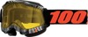 100% Accuri 2 Snow Goggle Geospace Yellow Dual Pane Lens Adult - Dual pane yellow lens snow goggle for adults