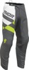Thor Sector Checker Pants Gray Acid Yellow Men's Size 42 - Men's off-road racewear pants, size 42, gray/yellow