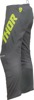 Thor Sector Checker Pants Gray Acid Yellow Men's Size 42 - Men's off-road racewear pants, size 42, gray/yellow