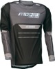 Moose Alpha One Jersey Black/Gray Men's Small Off-Road - Athletic fit, breathable riding jersey, Small, Black/Gray