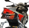 New Rage Cycles Fender Eliminator Kit Black Fits 15-19 Aprilia Tuono 1100 V4