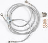 +2" Lines & Banjos Front Stainless Steel ATV Brake Lines - 3 Line Kit - 09-10 DS450MX