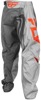 Fly Racing Youth F-16 Pants Grey/Orange Size 22 - Durable youth MX pants in Grey/Orange, Size 22