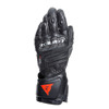 Dainese Carbon 4 Long Leather Gloves Black XL - Black XL leather gloves with carbon protection