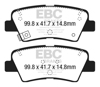 Redstuff Front Brake Pads - For 04-12 Aston Martin DB9 5.9