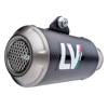 LV-10 Carbon Fiber Slip On Exhaust Muffler - For 09-21 Kawasaki ZX6R/RR