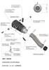 LV-10 Carbon Fiber Slip On Exhaust Muffler - For 09-21 Kawasaki ZX6R/RR