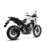 Leo Vince Nero Slip-On Exhaust Muffler Black Fits 2019+ CB500F/X CBR500R