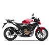 Leo Vince Nero Slip-On Exhaust Muffler Black Fits 2019+ CB500F/X CBR500R