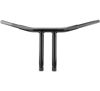 Biker's Choice 10in Black Straight T-Bar Handlebars 1-1/4" Steel