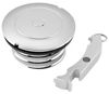 Biker's Choice Chrome Flush Mount Gas Cap Vent