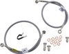 Stainless Steel Front 2-Lines Brake Line Kit - For 08-15 Kawasaki ZX10R Ninja
