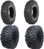 Bighorn M918 29x9R14 Front & 29x11R14 Rear Set of 4 Tires - Radial 6 Ply Heavy Duty For Polaris RZR XP 1000