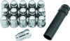 QuadBoss Spline Lug Nuts 12x1.25 - Silver - 12x1.25 spline lug nuts in silver finish