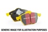 Yellowstuff Rear Brake Pads - For 13-15 Porsche 911 (991) (Cast Iron Rotor only) 3.8 GT3