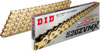 DID 520ZVMX X-Ring Chain Gold 150 Links - 150-link gold 520 X-Ring chain, universal fit