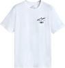 Alpinestars Asym SS CSF Tee White X-Large Men's Short Sleeve Shirt - Men's white short sleeve tee, size X-Large