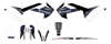 Raceline Graphics Complete Kit White Background Fits 16+ Husqvarna Big Bikes