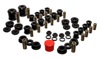 Energy Suspension Hyper-Flex Master Bushing Set Black Fits 95-99 Eclipse