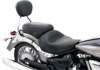Mustang Wide Vintage Solo Seat Black For 06-14 Yamaha Roadliner Stratoliner