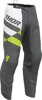 Thor Youth Sector Checker Pants Acid Yellow Charcoal Gray White Size 28