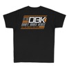 DBK We Race Youth Tee Black YX - Short sleeve youth tee in black, size YX