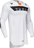 Thor SPORTMODE Rogue Jersey White Black Orange Men's Small - Men's off-road jersey, Small, White/Black/Orange