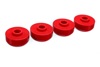 Red Rear Leaf Spring Bushing Set Fits 1963-1982 Chevrolet Corvette