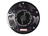 Accossato Quick-Turn Fuel Cap Black for Aprilia RSV4 - Black quick-turn fuel cap for Aprilia RSV4
