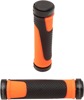 Pro Grip Orange Lock-On ATV Grips w/ End Plugs â€“ 7/8" Bars