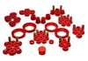Energy Suspension Red Hyper-Flex Master Bushing Set Fits 92-96 Honda Prelude