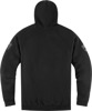 ICON Uparmor Hoodie Black Men's Large - Men's armored hoodie in black, size large