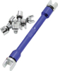 DRC Pro Spoke Wrench Blue 5.6mm-7.0mm - Adjustable spoke wrench fits 8 sizes, blue handle