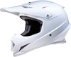 Rise Solid Full Face Offroad Helmet Gloss White Medium