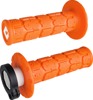 ODI V2 Rogue Lock-On Grips Orange 7/8" Bars Pair - Lock-On grips, orange, fits many MX models