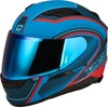 GMAX FF-98 Aftershock Helmet Matte Blue/Red Medium