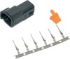 Namz DTM 6-Position Connector Receptacle Black MDR-6B