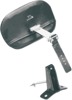 Mustang Smooth Adjustable Driver Backrest Kit Black