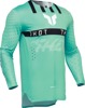 Thor Sportmode Flite Jersey 2XL Black White Mint Men's - Athletic fit MX jersey, size 2XL, Black/White/Mint