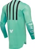 Thor Sportmode Flite Jersey Black/Mint/White Men's Large - Moisture wicking men's jersey, size large