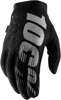 100% Men's Brisker Cold-Weather Gloves Black Size L for ATV/Motocross