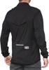 100% Men's Corridor Stretch Windbreaker, Black, Medium