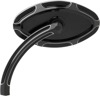 Arlen Ness Black Cats Eye Left Mirror Short Stem Aluminum