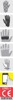 Atom Motorcycle Gloves Black 2X-Large