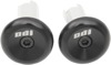 ODI Aluminum Handlebar End Plugs Black Universal Fit - Black aluminum bar end plugs for 14-19mm handlebars