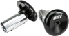 ODI Aluminum Handlebar End Plugs Black Universal Fit - Black aluminum bar end plugs for 14-19mm handlebars